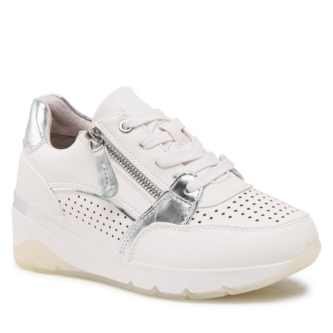 Sneakers Jana 8-23762-20 White/Silver 191