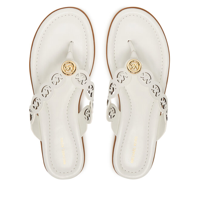 Japonki MICHAEL Michael Kors Jane Thong 40S6JNFS1L Biały -