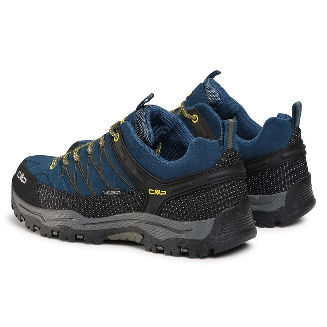 CMP Παπούτσια πεζοπορίας CMP Kids Rigel Low Trekking Shoes Wp 3Q13244J Blue Ink/Yellow 10MF