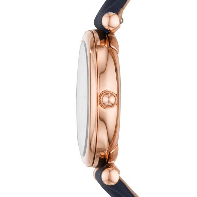 Fossil Часовник Fossil Carlie ES4502 Navy/Rose Gold