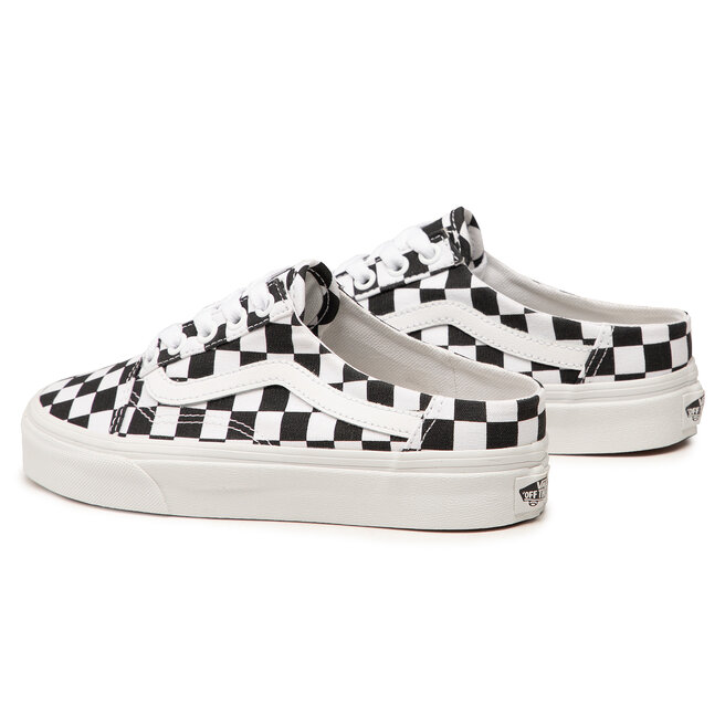 vans checkered mule
