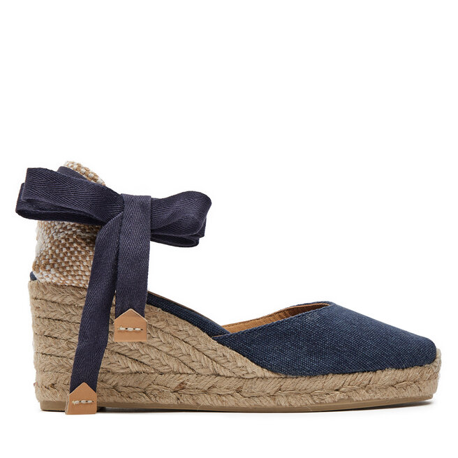 Espadryle Castañer Carina/6/002 - Niebieski