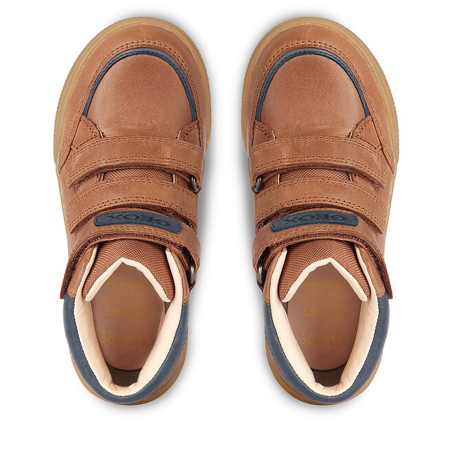 Geox Sneakers Geox J Poseido Boy J16BCB 0CLFU C6N4E S Cognac/Blue