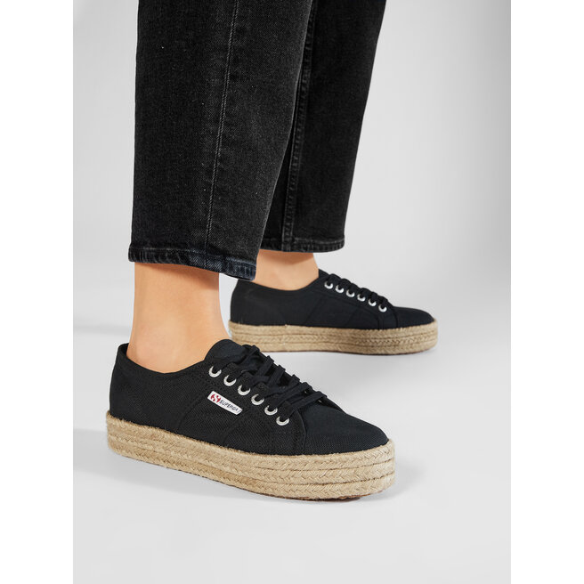 Superga Еспадрили Superga 2730 Cotropew S00CF20 Black 999