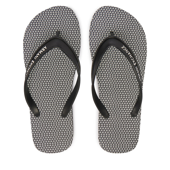 Japonki Armani Exchange XUQ002 XV676 MC562 Czarny -