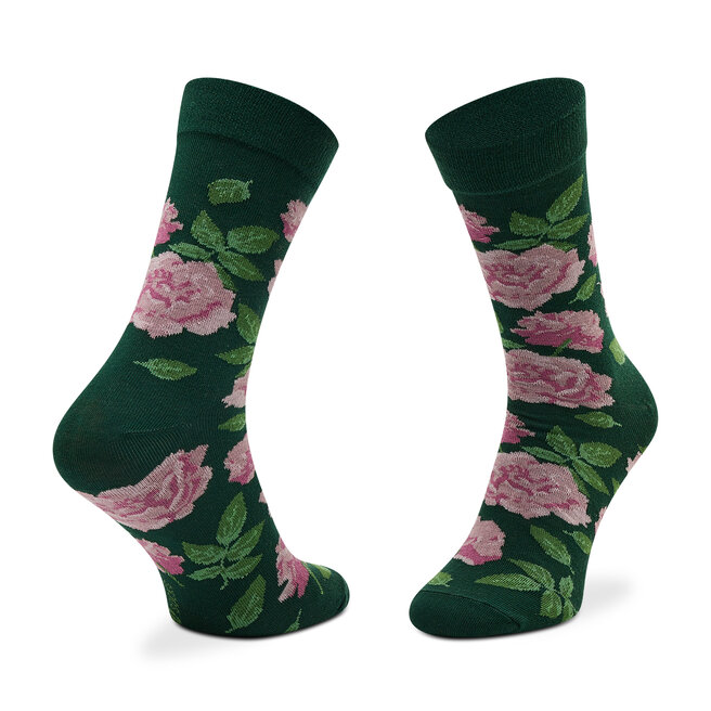 Rainbow Socks Sada 3 párů dámských vysokých ponožek Rainbow Socks Rainbow Socks Box Flower Růžová