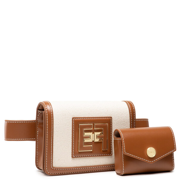 Sac banane Elisabetta Franchi BM 01A 21E2 V240 Burro Cuoio Q99