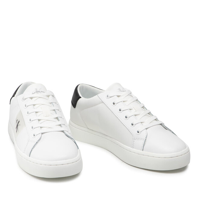 Calvin Klein Jeans Sneakersy Calvin Klein Jeans Classic Cupsole 1 YM0YM00318 White/Black 0K8