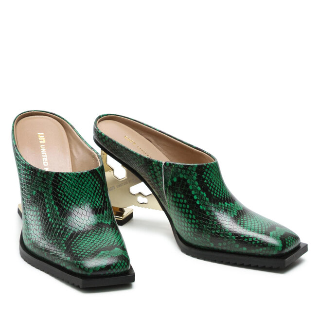 United Nude Šľapky United Nude Tool Mule 10620684156 Green Snake