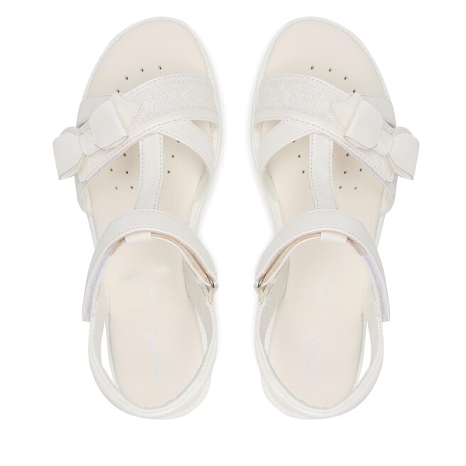 Geox white sandals sales