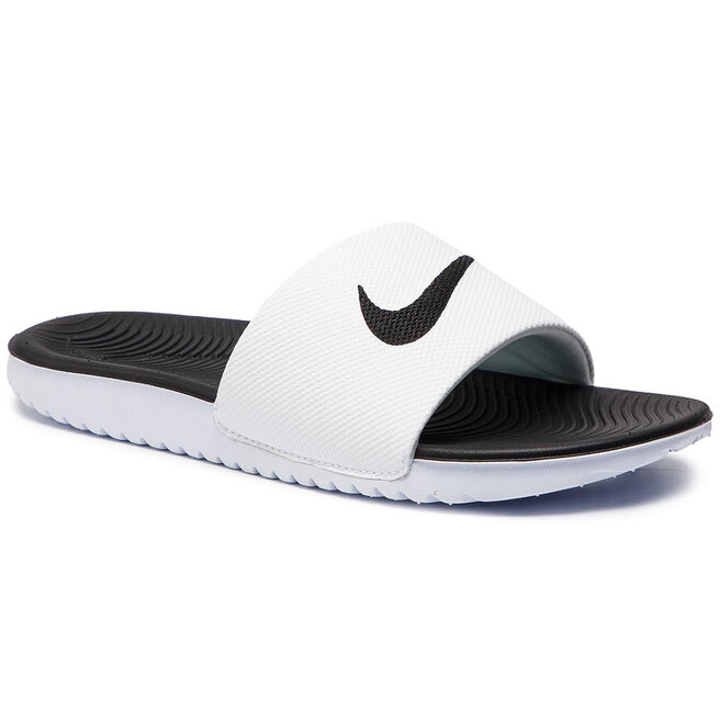 Nike Sandaler Nike Kawa Slide (GS/PS) 819352 100 White/Black