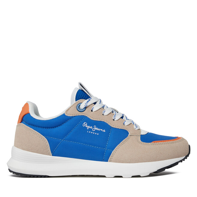 Sneakersy Pepe Jeans York Mix B - Niebieski