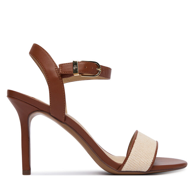 Sandały LAUREN RALPH LAUREN 802P10643003 Brązowy - kobiece