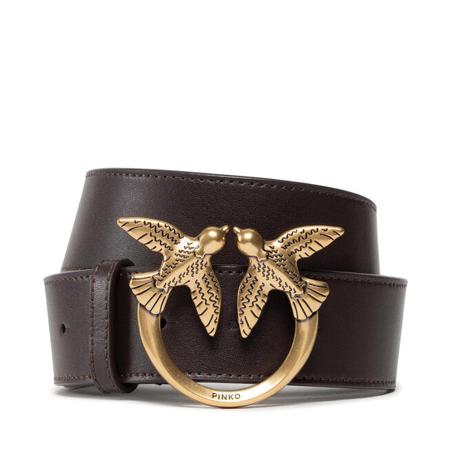 Curea de Damă Pinko Love Berry Simply H4 Belt AI 22-23 PLT01 1H212V Y5H7 Brown L72Q 1H212V imagine noua gjx.ro