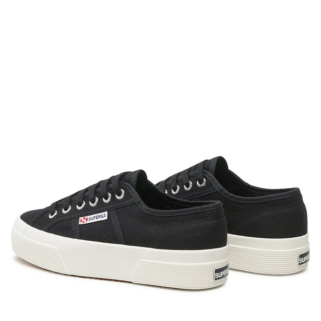 Superga Гуменки Superga 2740 Platform S21384W Black-F Avorio ADK