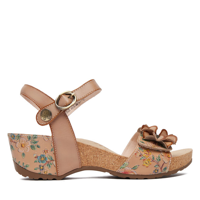 Sandały Laura Vita Daphneo 07 Beżowy - kobiece
