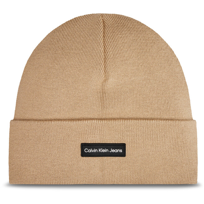 Czapka Calvin Klein Inst Patch - Beżowy