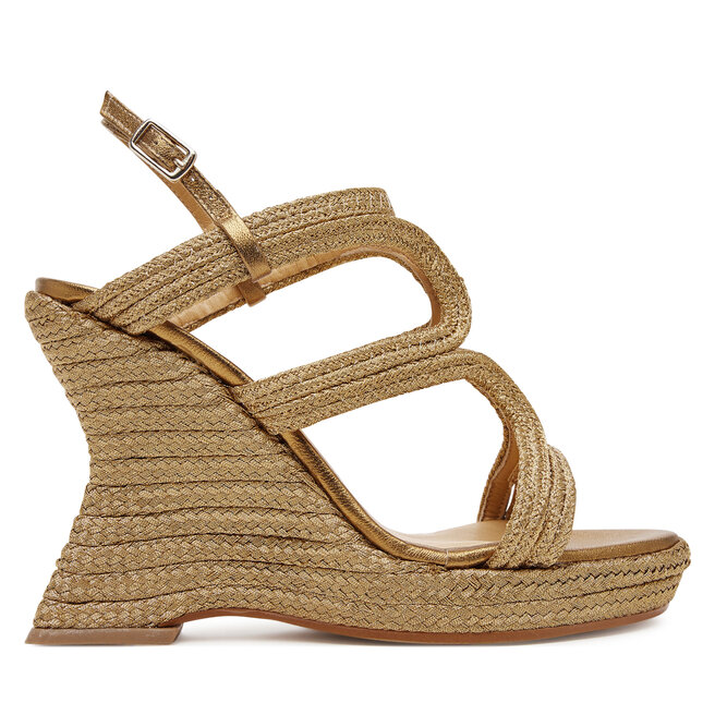 Espadryle Castañer Jera/266 - Złoty