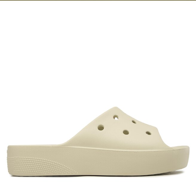 Crocs Șlapi Crocs Classic Platform Slide 208180 Bone