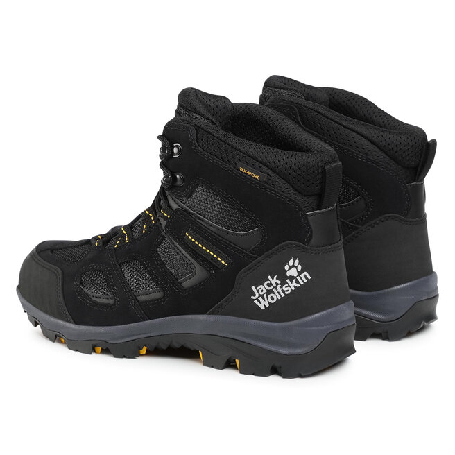 Jack Wolfskin Trekkingi Jack Wolfskin Vojo 3 Wt Texapore Mid M 4042461 Black/Burly Yellow XT