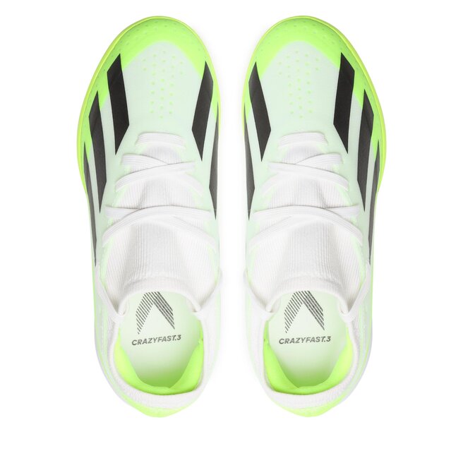 adidas Pantofi adidas X Crazyfast.3 In J IE1563 Ftwwht/Cblack/Luclem