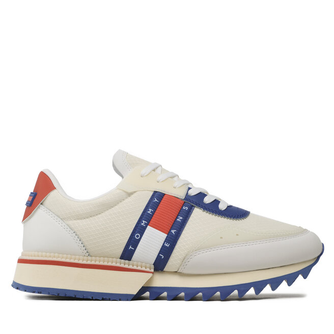 Sneakersy Tommy Jeans Tjm Runner Translucent - Beżowy