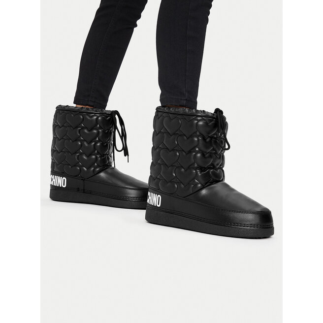 Śniegowce LOVE MOSCHINO JA24082G1LISE000 Czarny - kobiece