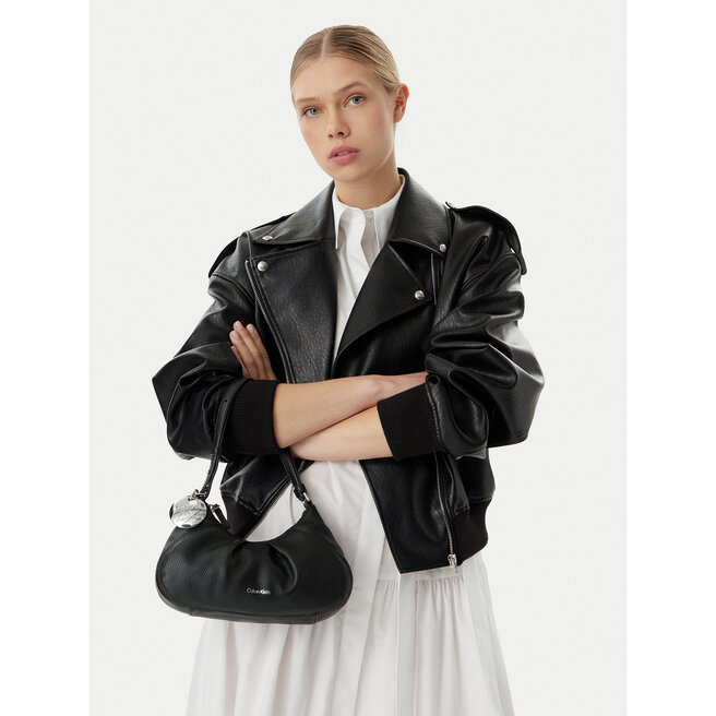 Torebka Calvin Klein Engraved Hw LV04F3554G Czarny -