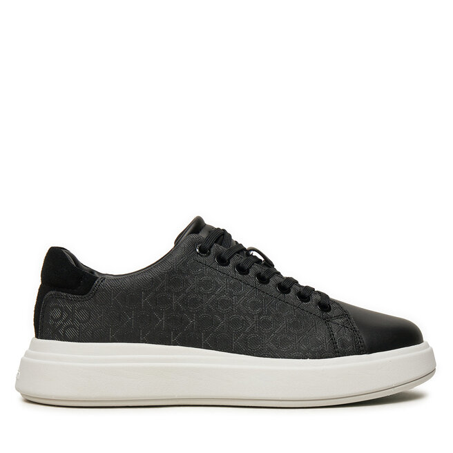 Sneakersy Calvin Klein Cupsole Lace Up Mono - Czarny