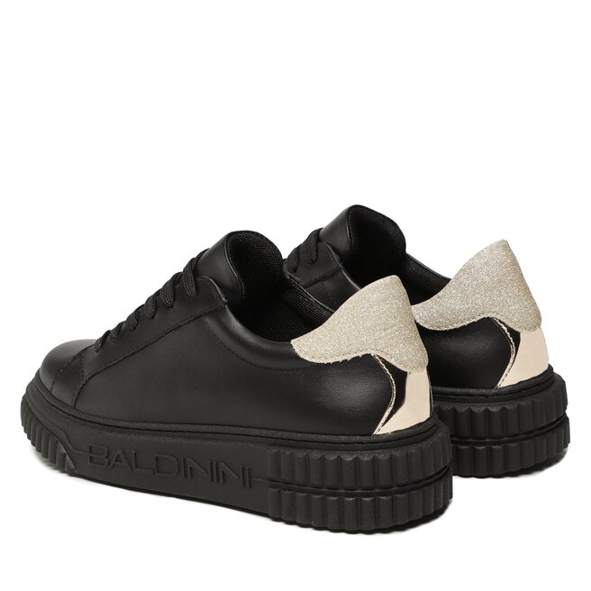 Derby Femme Baldinini - Cuir Verni Noir - Taille 39 - Style Mocassin - Occasion Très Bon État