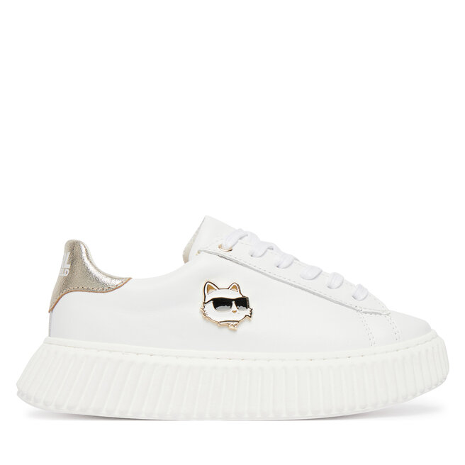 Sneakersy KARL LAGERFELD Z31167 M Biały - dziewczęce