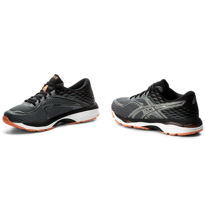 Asics men's gel-cumulus 19 shoe hot sale - carbon/black/hot orange