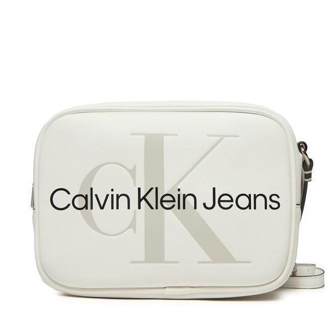 Torebka Calvin Klein Jeans Sculpted Camera Bag18 Mono - Biały