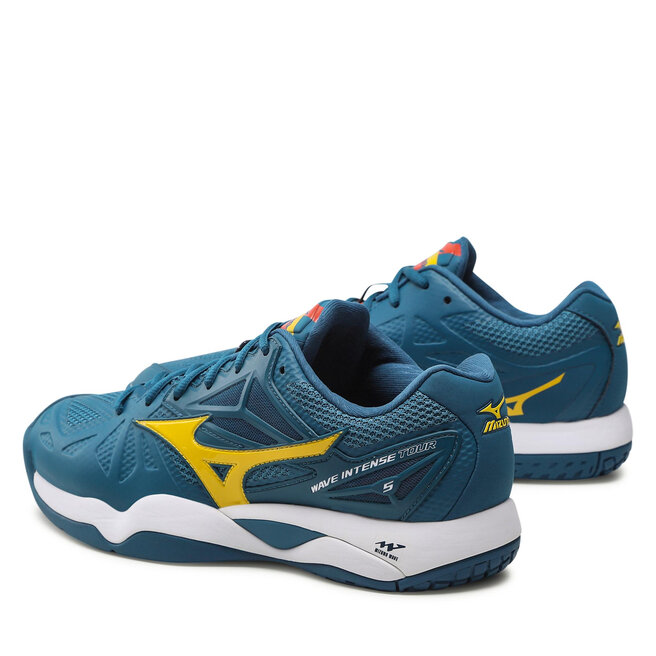 Mizuno Παπούτσια Mizuno Wave Intense Tour 5 Ac 61GA190030 Blue/High Visibility/White