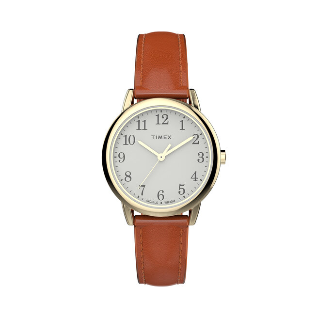 Zegarek Timex Easy Reader Classic - Brązowy