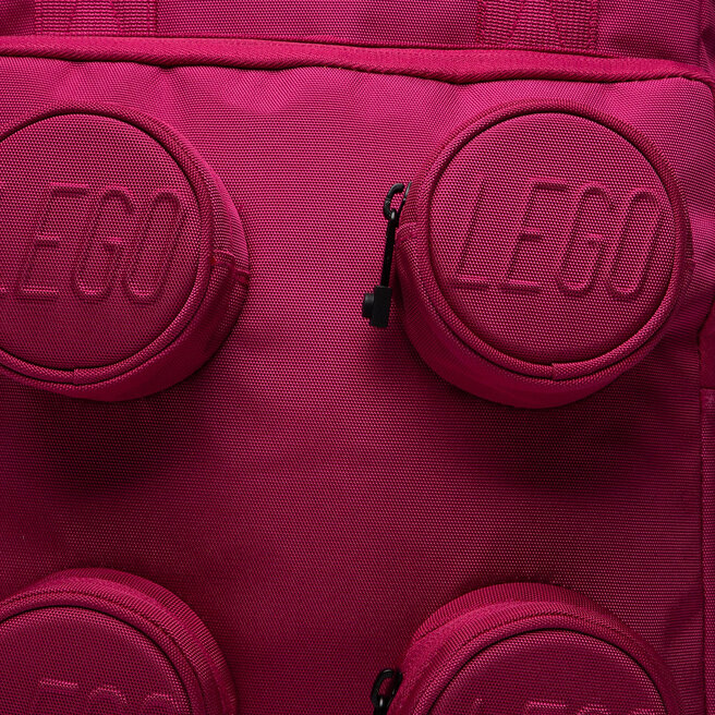 LEGO Ruksak LEGO Brick 2x2 Backpack 20205 0124 Bright Red/Violet