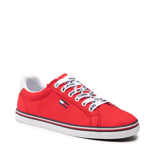 Tommy jeans essential lace up sneaker clearance