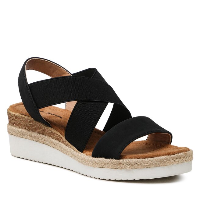 Espadryle Clara Barson WS2189-26 Czarny - kobiece