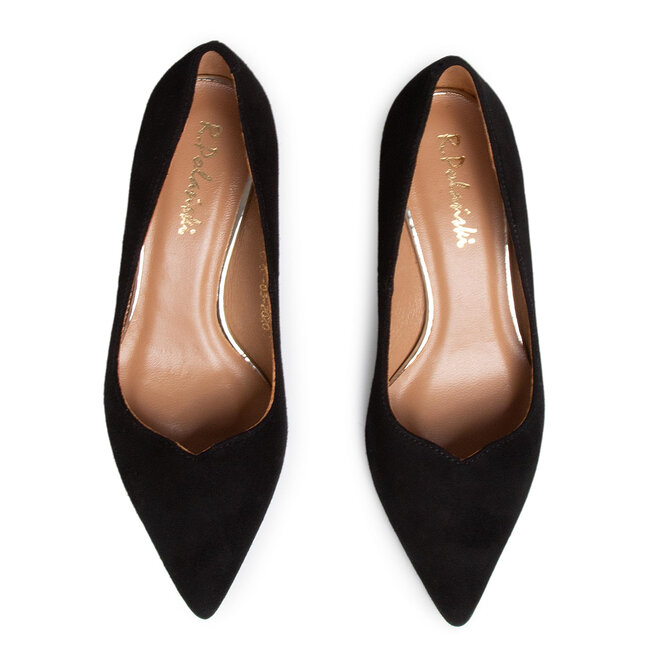 R.Polański Scarpe basse R.Polański 1051 Czarny Zamsz