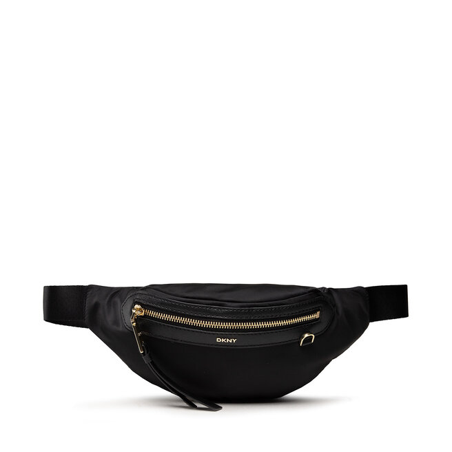 Saszetka nerka DKNY Cora Sling R12IEO53 Blk Gold BGD eobuwie .pl