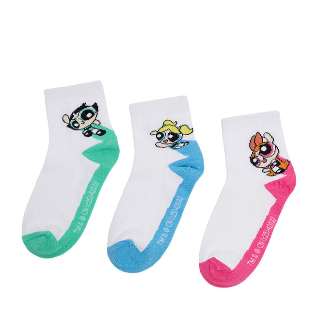 Dziecięce skarpety krótkie Powerpuff Girls