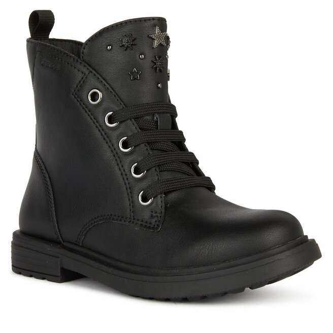 Geox Cizme Geox Jr Eclair J169QI 000BC C9B1G D Black/Gun