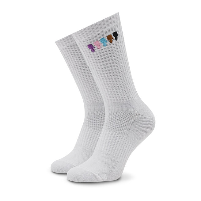 KARL LAGERFELD Set de 2 perechi de șosete lungi de damă KARL LAGERFELD Pride 225W6002 Black/White 998
