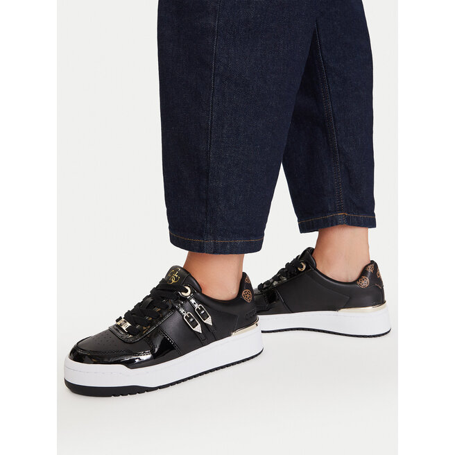 Sneakersy Guess FLFMAG ELE12 Czarny