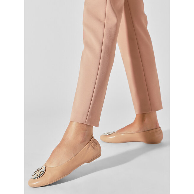 Tory Burch Baleríny Tory Burch Claire Ballet 147379 Light Sabd/Gold/Silver 236