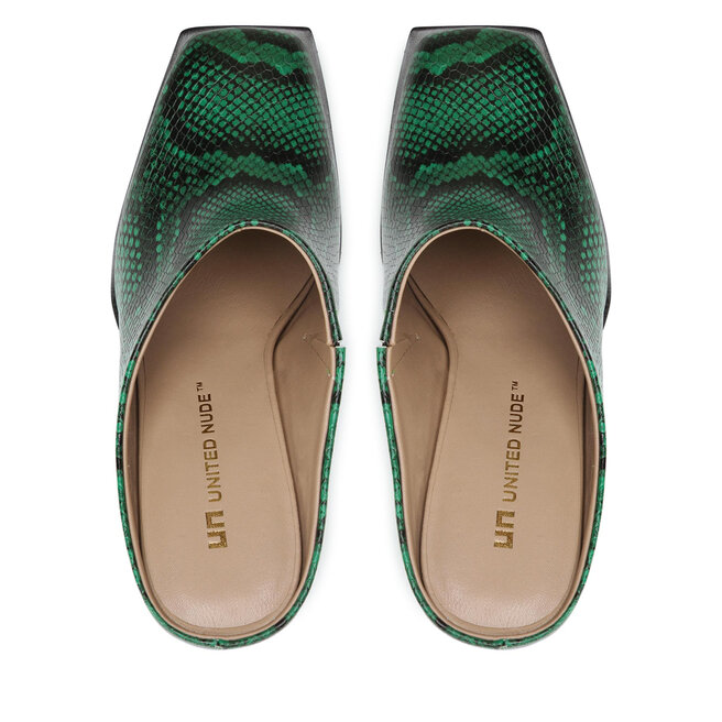 United Nude Šľapky United Nude Tool Mule 10620684156 Green Snake