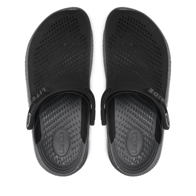 Crocs Șlapi Crocs Literide 360 Clog 206708 Black/Slate Grey