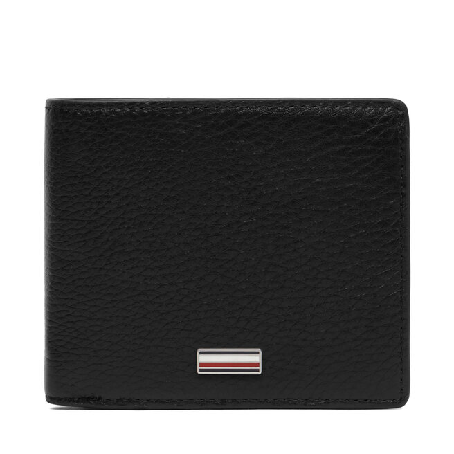 Portfel Tommy Hilfiger Th Central Cc Flap And Coin AM0AM14497 Czarny -