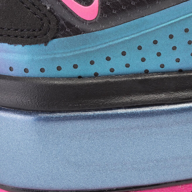 Nike air max dia trainers black laser fuchsia on sale