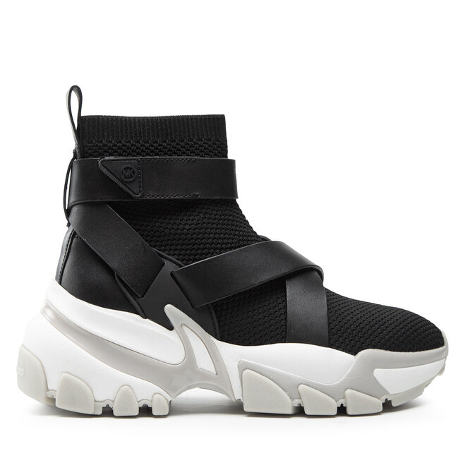Sneakersy MICHAEL Michael Kors Nick Strap Bootie - Czarny